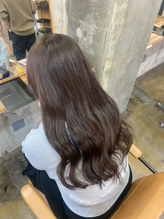 ロング カラー ブリーチカラーと、髪 質改善。HARUKAのヘアスタイル