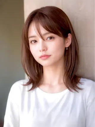 カラー botan ゆきなのヘアスタイル