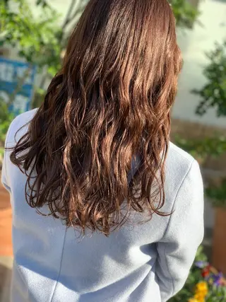 セミロング カラー 髪質改善美容室Lust所属・美容室Lust💚 嶋崎 鷹のヘアスタイル