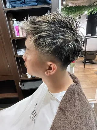 カラー CHROM TOKYO ALT所属・🔥メンズ専門🔥 佐々木　パーマ大人気のヘアスタイル