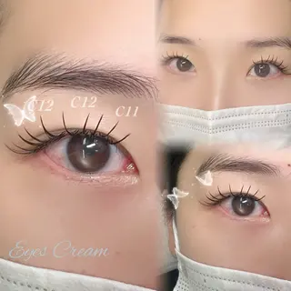 マツエク・マツパ Eyes Cream YUのマツエク・マツパデザイン