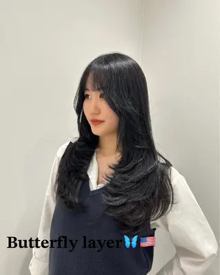 ロング 大人レイヤー/艶髪 🇺🇸TOMONAのヘアスタイル