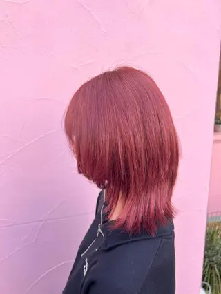 セミロング カラー れいな🌼 ボブ･艶カラー🌼のヘアスタイル