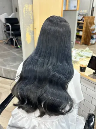 ロング カラー angelica難波 Hinaのヘアスタイル