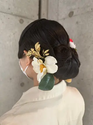 ロング ヘアアレンジ 女性に人気♪ はやしほのかのヘアスタイル