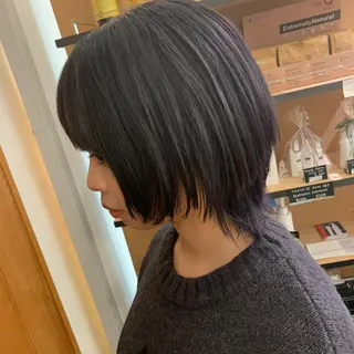 ショート 艶髪color💎髪 質改善ストレート大吉のヘアスタイル