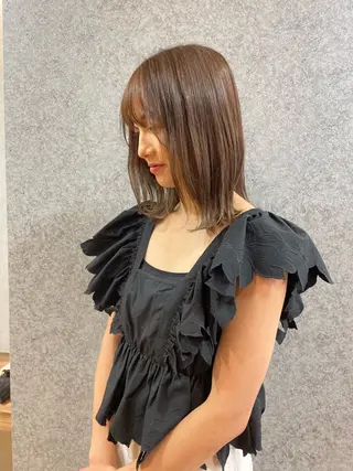 ミディアム カラー 髪質改善/Bloss om🌷高橋沙衣のヘアスタイル
