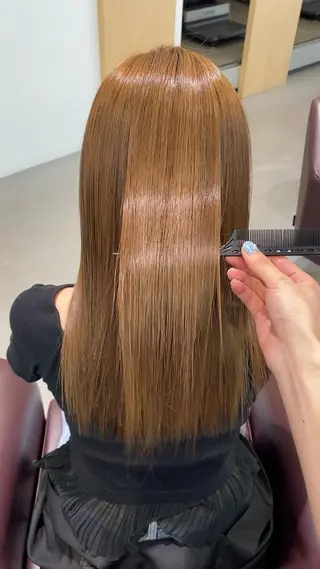 ロング ️🫧透明感カラー& 髪質改善🎀いさきのヘアスタイル