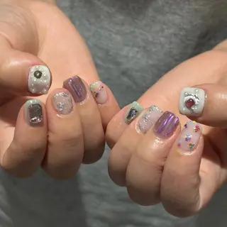 ネイル hinako /個性派ニュアンスのネイルデザイン