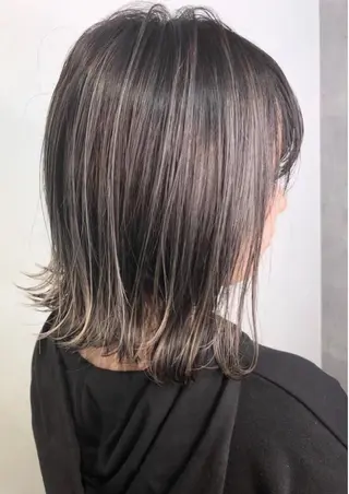 ミディアム カラー ヘアアレンジ 女性が憧れる ショート/角田愛和のヘアスタイル