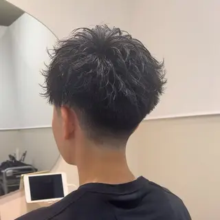 ショート カラー パーマ メンズ SALOWIN名古屋Suite店所属・名古屋のメンズ特化 美容師/わたるのヘアスタイル
