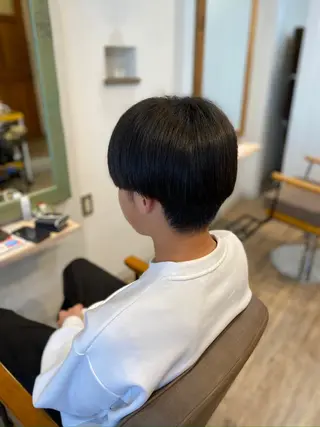 ショート メンズ 安住 千明のマツエク・マツパデザイン