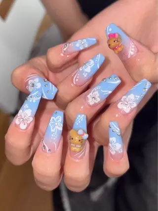 ネイル ⟡.·coco⟡.· 年始予約解放中のネイルデザイン