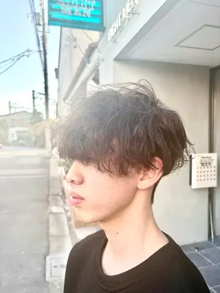 パーマ メンズ 👑駅近メンズサロン パーマ特化北千住👑のヘアスタイル