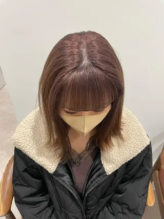 ミディアム 東京の技術を 京都で✂︎🕊️💖のヘアスタイル