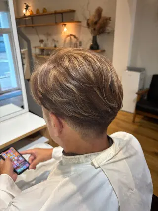 カラー パーマ 南 柚香のヘアスタイル