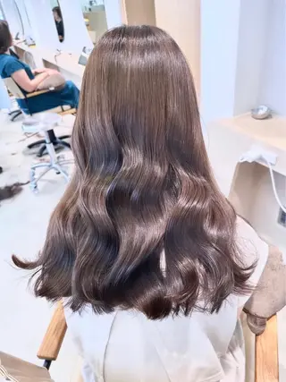 カラー ulu名古屋栄所属・落合しほ/韓国ヘア/ 髪質改善/縮毛矯正のヘアスタイル