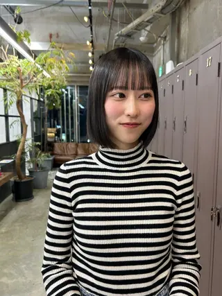 ミディアム 小川真歩/パーマ /暖色オリーブのヘアスタイル