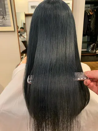 ロング カラー パーマ ヘアアレンジ メンズ キッズ ネイル say.所属・ブリーチカラー🔥 パーマ【佐々木凌平】のヘアスタイル