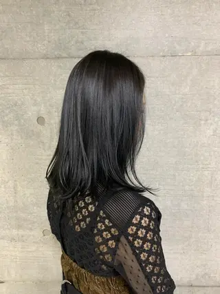 ロング カラー メンズ THE./ブリーチ 透感カラー/髪質改善のヘアスタイル