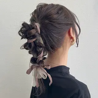 ヘアアレンジ VIEW Shinsaibashi所属・小顔顔周りカット/ ヘアアレンジ/ほのかのヘアスタイル