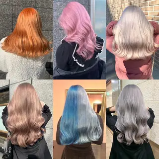 ロング カラー Selene hair 難波店のヘアスタイル