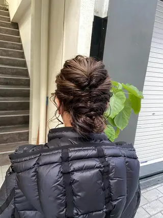 セミロング nico🏁 rihoのヘアスタイル