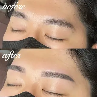 メンズ アイブロウ 心斎橋美眉🖤 束間マツエクKisaのマツエク・マツパデザイン