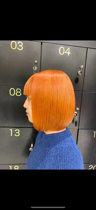 カラー 伊藤 柚奈のヘアスタイル