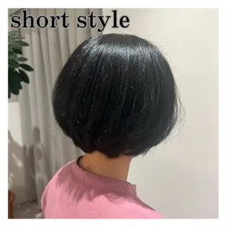 ショート 🌱ボブ／艶髪／ 縮毛矯正🌱茉奈のヘアスタイル