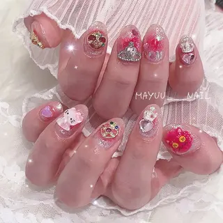 ネイル 🎀 Mayu 🎀痛ネイルのネイルデザイン