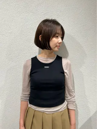 ショート カラー 🌟透明感カラー🌟 恵比寿/sayuのヘアスタイル