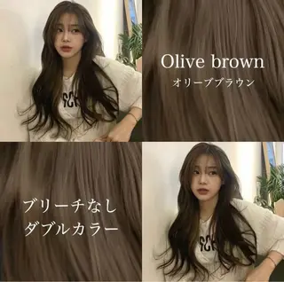 ロング カラー miuru/網紅ヘア 🇨🇳艶髪カラーのヘアスタイル