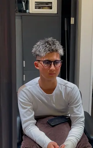 カラー パーマ メンズ 一宮/稲沢/あま市 /小林好裕のヘアスタイル