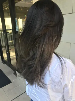 セミロング カラー 似合わせ/代表 髪質改善/山田将大のヘアスタイル