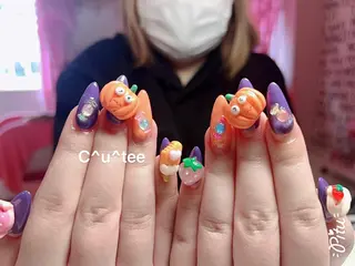 ロング 🎀CUTEE 🎀レイのネイルデザイン