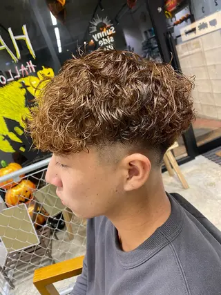 パーマ メンズ 🌴パーマオタク🌴 長谷川 諒佑🌈のヘアスタイル