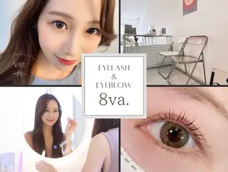 マツエク・マツパ 8va. 学芸大学🎀*॰ॱのマツエク・マツパデザイン