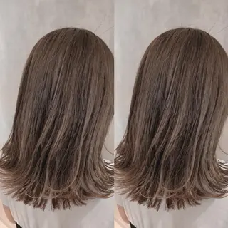ミディアム ANDO HIKARIのヘアスタイル