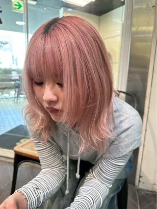 ショート カラー 🎀暖色カラー/ ハナ🎀のヘアスタイル