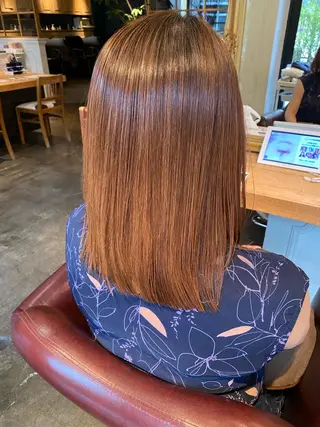 ミディアム 髪質改善/美髪矯正 林田和真のヘアスタイル