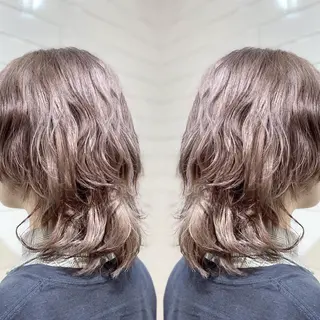 ショート カラー ヘアアレンジ 髪質改善×ハイトーン 中田啄也のヘアスタイル