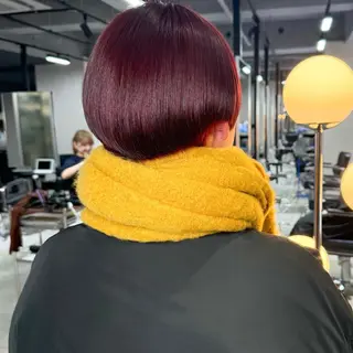 ショート カラー 暖色/ミルクティー /レイヤー/マリア♡のヘアスタイル