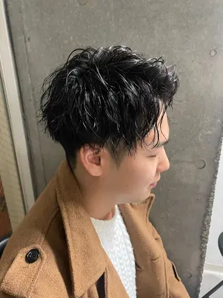 パーマ メンズ メンズモテパーマ💙 fuwaのヘアスタイル