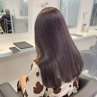 カラー 愛され透明感🪽トレ ンドヘア🪽池袋のヘアスタイル