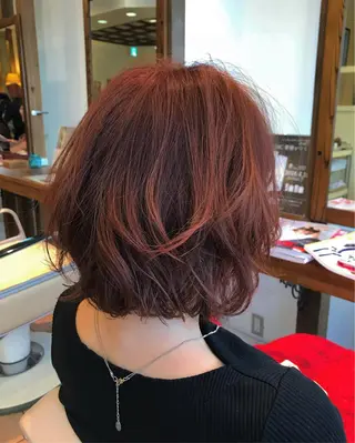 ミディアム カラー 小沢 佑次のヘアスタイル