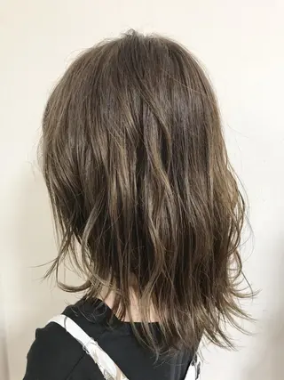 ミディアム カラー 池田 雄太 ✨美髪縮毛矯正✨のヘアスタイル