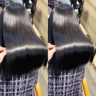 ロング 新宿/髪質改善/ 縮毛矯正/松永ゆいのヘアスタイル