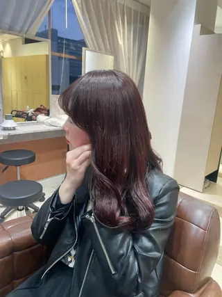 ロング acroあべの店所属・🧸ブリーチモデル /透明感🎀のヘアスタイル