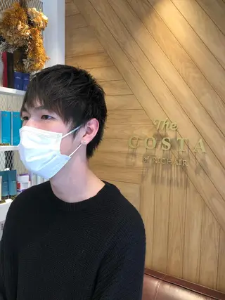 ショート 鈴村 大介のヘアスタイル